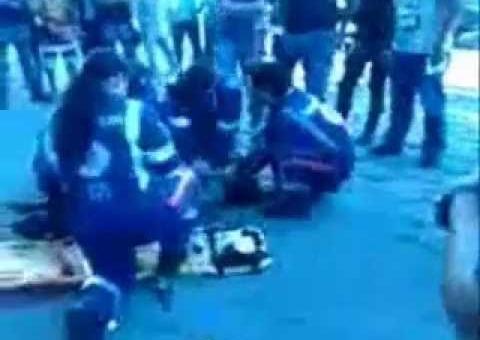 Assassinato na Rodoviária de Manaus: Samu tenta salvar vítima e população quase lincha o matador. Veja vídeo